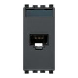 Eikon RJ45 Cat 6 Netsafe UTP 110 Outlet Grey
