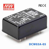 Mean Well DCW03A-05 DC-DC Converter - 3W - 9~18V in ±5V out 300mA