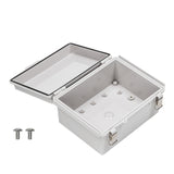 Boxco P-Series 170x220x110mm Plastic Enclosure, IP67, IK08, PC, Grey Cover, Molded Hinge and Latch Type - PHOTO 3