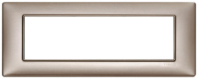 Vimar Plana Plate 7M Metal Pearl Nickel