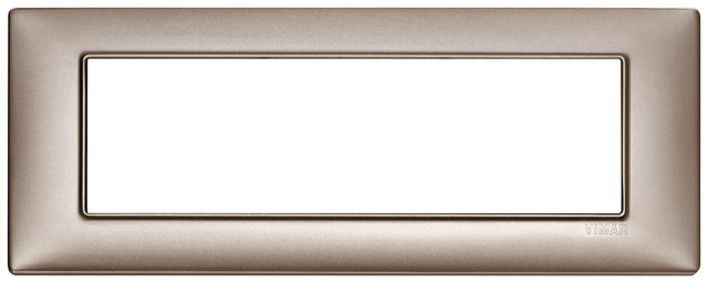 Vimar Plana Plate 7M Metal Pearl Nickel