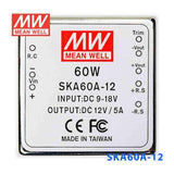 Mean Well SKA60A-12 DC-DC Converter - 60W - 9~18V in 12V out 5A - PHOTO 2