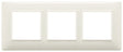 Vimar Plana Plate 6M Technopolymer Granite White