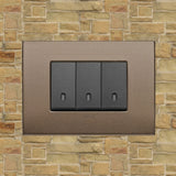 Vimar Arke Metal 3 Gang switch - Dark Bronze - 16A - PHOTO 9