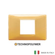 Vimar Plana Plate 2centrM Reflex Yellow Amber