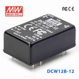 Mean Well DCW12B-12 DC-DC Converter - 12W - 18~36V in ±12V out 500mA