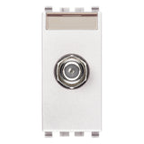 Eikon F Type Female Socket Connector White