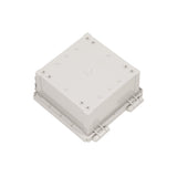 Boxco Q-series 150*150*90mm Plastic Enclosure, IP67, IK08, ABS, Grey Cover, Hinge Type with Plate - PHOTO 2