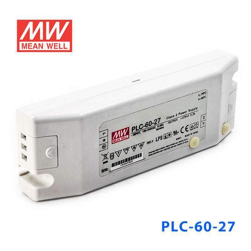 Mean Well PLC-60-27 Power Supply 60W 27V - PFC 2.3A - PHOTO 1
