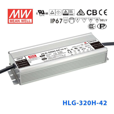 Mean Well HLG-320H-42 Power Supply 320W 42V 7.65A