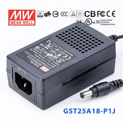 Mean Well GST25A18-P1J Power Supply 25W 18V 1.38A