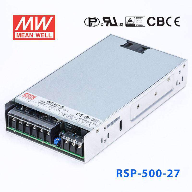 Mean Well RSP-500-27 Power Supply 500W 27V