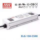 Mean Well ELG-150-C500AB Power Supply 150W 500mA - Adjustable and Dimmable