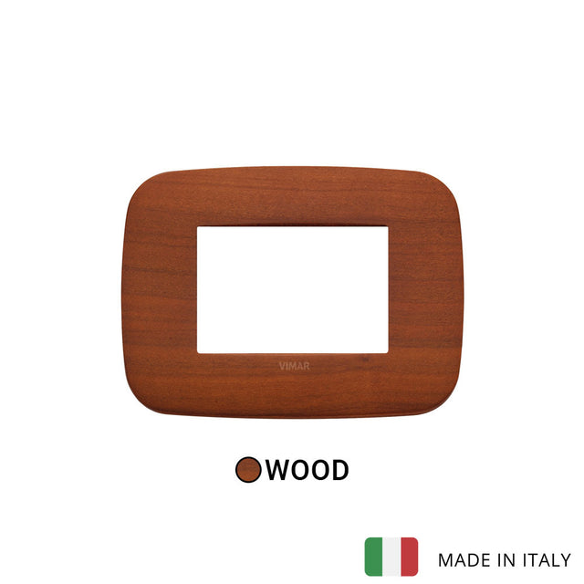 Vimar Arke Round Plate 3M Cherry Wood