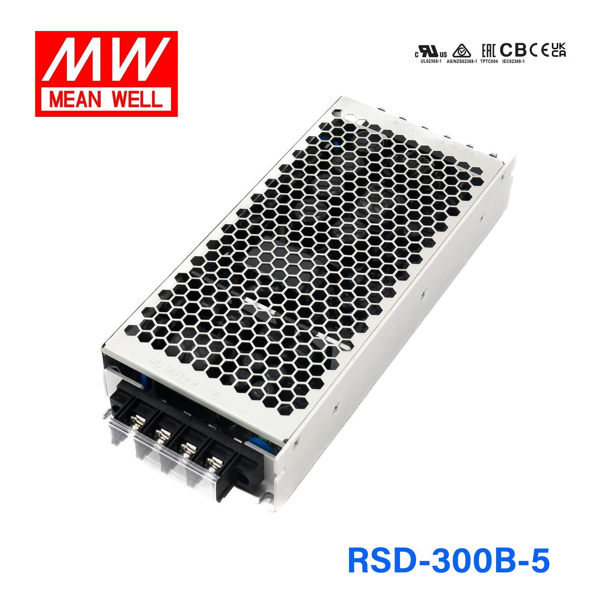 Mean Well RSD-300B-5 DC-DC Converter - 200.4W - 16.8~31.2V in 5V out 42A