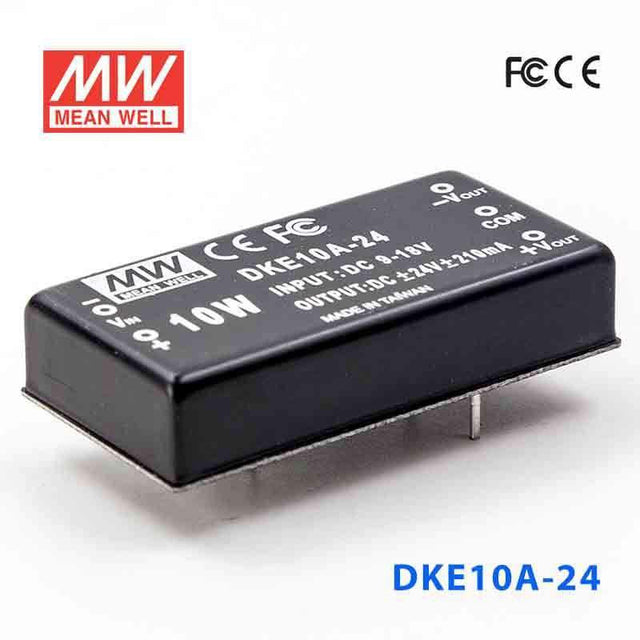 Mean Well DKE10A-24 DC-DC Converter - 10W - 9~18V in ±24V out 210mA