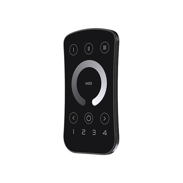 Ltech M1D Mini Remote - Single Colour Dimming, Multi-Zone - Black Finish