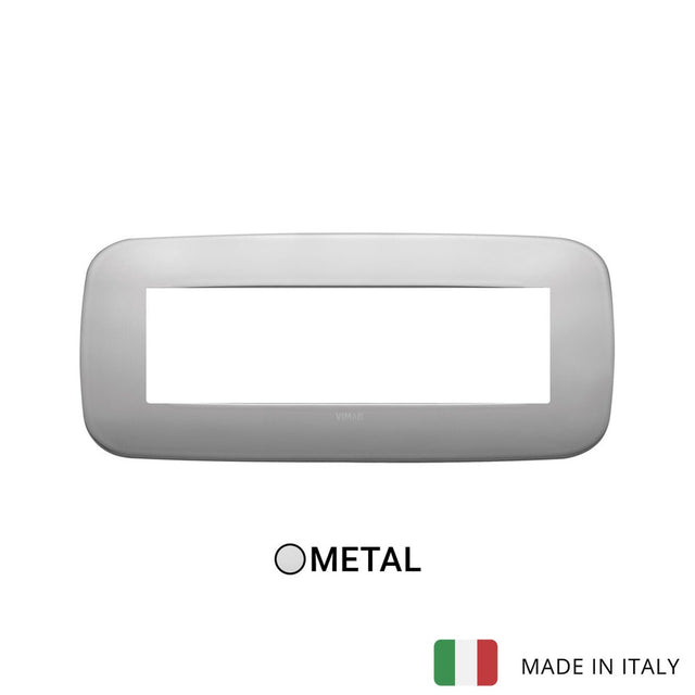 Vimar Arke Round Plate 7M Metal Matt Nickel