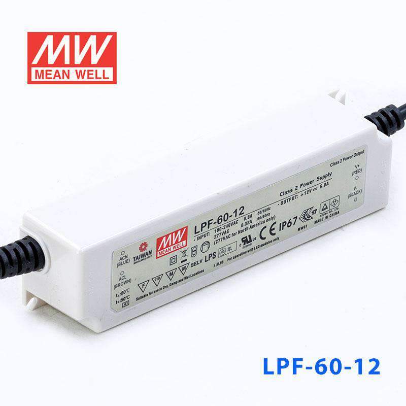 Mean Well LPF-60-12 Power Supply 60W 12V 5A - PHOTO 1