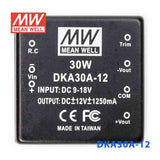Mean Well DKA30A-12 DC-DC Converter - 30W - 9~18V in ±12V out 1.25A - PHOTO 2
