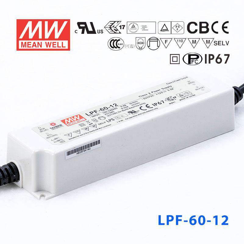 Mean Well LPF-60-12 Power Supply 60W 12V