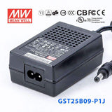 Mean Well GST25B09-P1J Power Supply 23W 9V 2.55A
