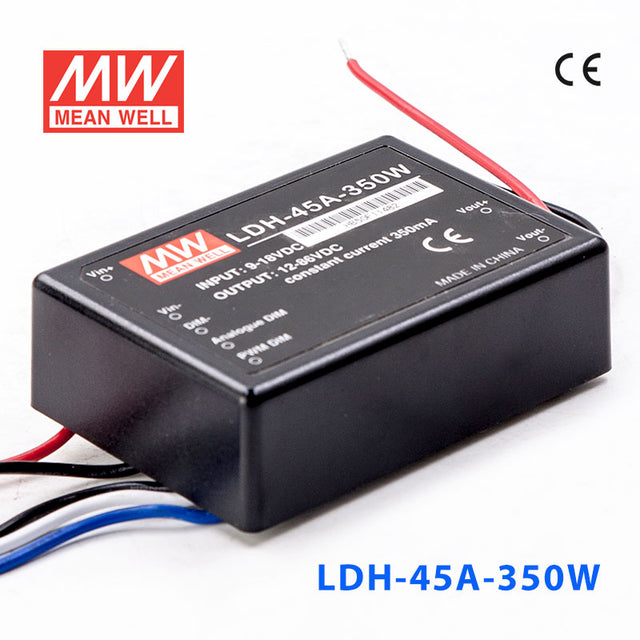 Mean Well LDH-45A-350W DC/DC LED Driver CC 350mA - Step-up