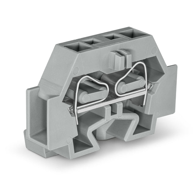 Wago 262-301 2-conductor Terminal Block Fixing Flange 1-pole CAGE CLAMP® Gray