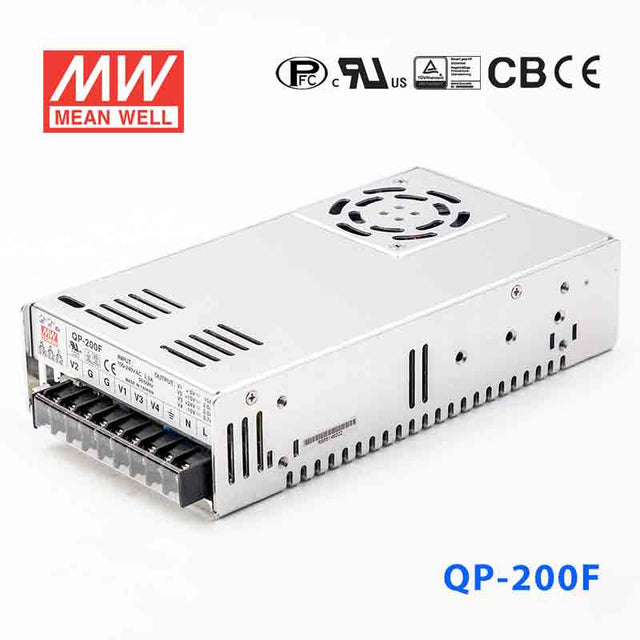 Mean Well QP-200F Power Supply 200W  5V 15V 24V -15V