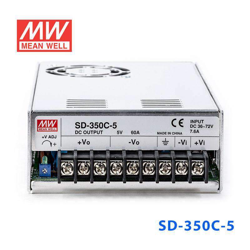 Mean Well SD-350C-5 DC-DC Converter - 300W - 36~72V in 5V out 60A - PHOTO 2