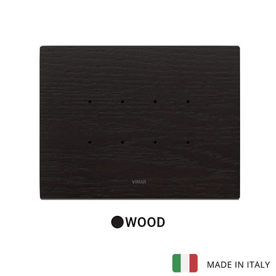 Vimar Eikon Tactil Plate 4M Wood Wenge