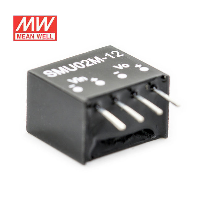 Mean Well SMU02M-05 DC-DC Converter - 2W - 10.8~13.2V in 5V out 400mA
