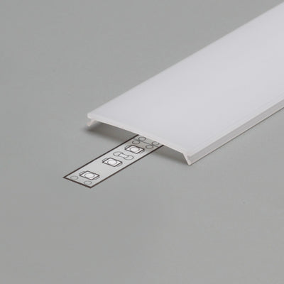 Archilight LED Extrusion Diffuser - 2 Metre - White - Click