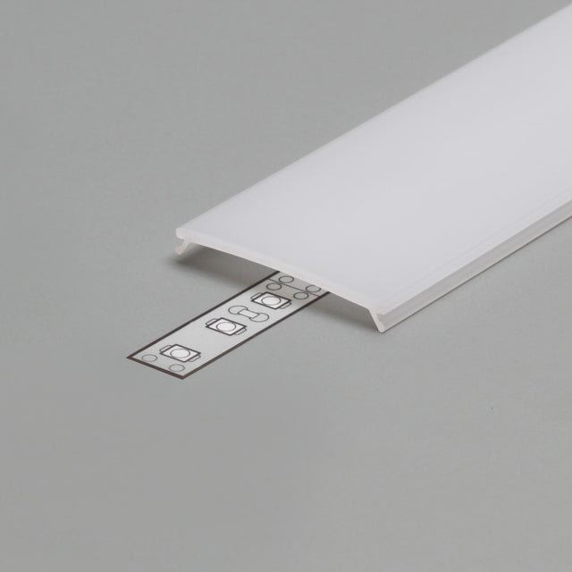 Archilight LED Extrusion Diffuser - 2 Metre - White - Click