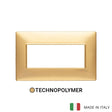 Vimar Plana Plate 5M BS Technopolymer Matt Gold