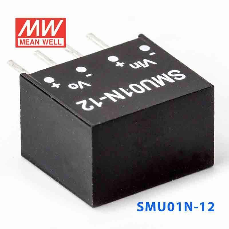 Mean Well SMU01N-12 DC-DC Converter - 1W - 21.6~26.4V in 12V out 84mA - PHOTO 1