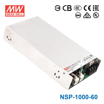 Mean Well NSP-1000-60 1008.0W high reliable multi-industry power supply 60.0V 16.8A