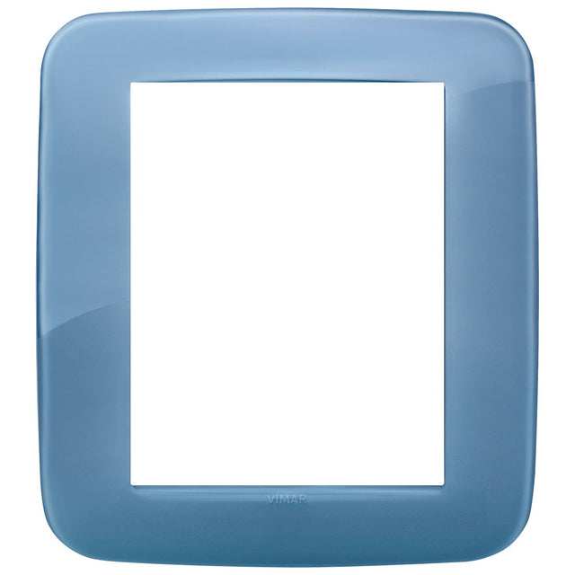 Vimar Arke Round Plate 8M Reflex Marine Blue