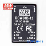 Mean Well DCW08B-12 DC-DC Converter - 8W - 18~36V in ±12V out 335mA - PHOTO 2