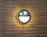 Nordlux Malte Wall Light Galvanized Half Cover DFS - PHOTO 1