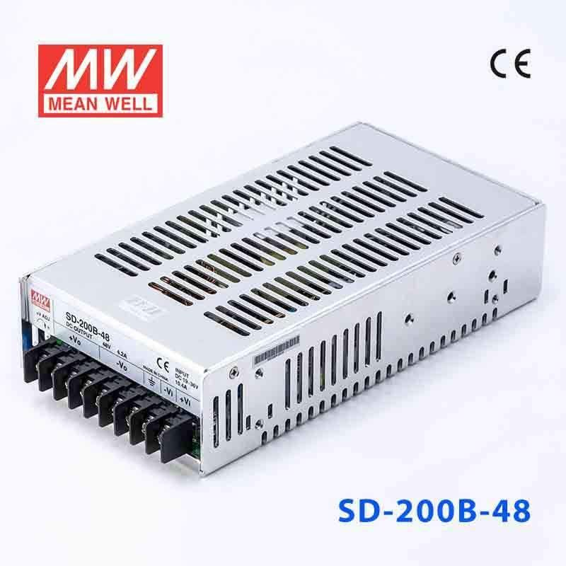 Mean Well SD-200B-48 DC-DC Converter - 201.6W - 19~36V in 48V out 4.2A