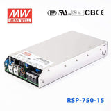 Mean Well RSP-750-15 Power Supply 750W 15V