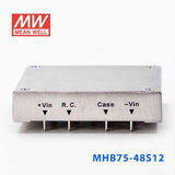 Mean Well MHB75-48S12 DC-DC Converter - 75W - 36~72V in 12V out 6.25A - PHOTO 3