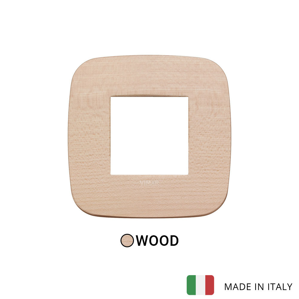 Vimar Arke Round Plate 2M Wood Maple