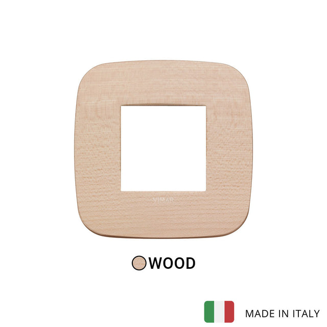 Vimar Arke Round Plate 2M Wood Maple