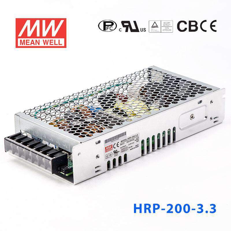 Mean Well HRP-200-3.3  Power Supply 132W 3.3V 40A
