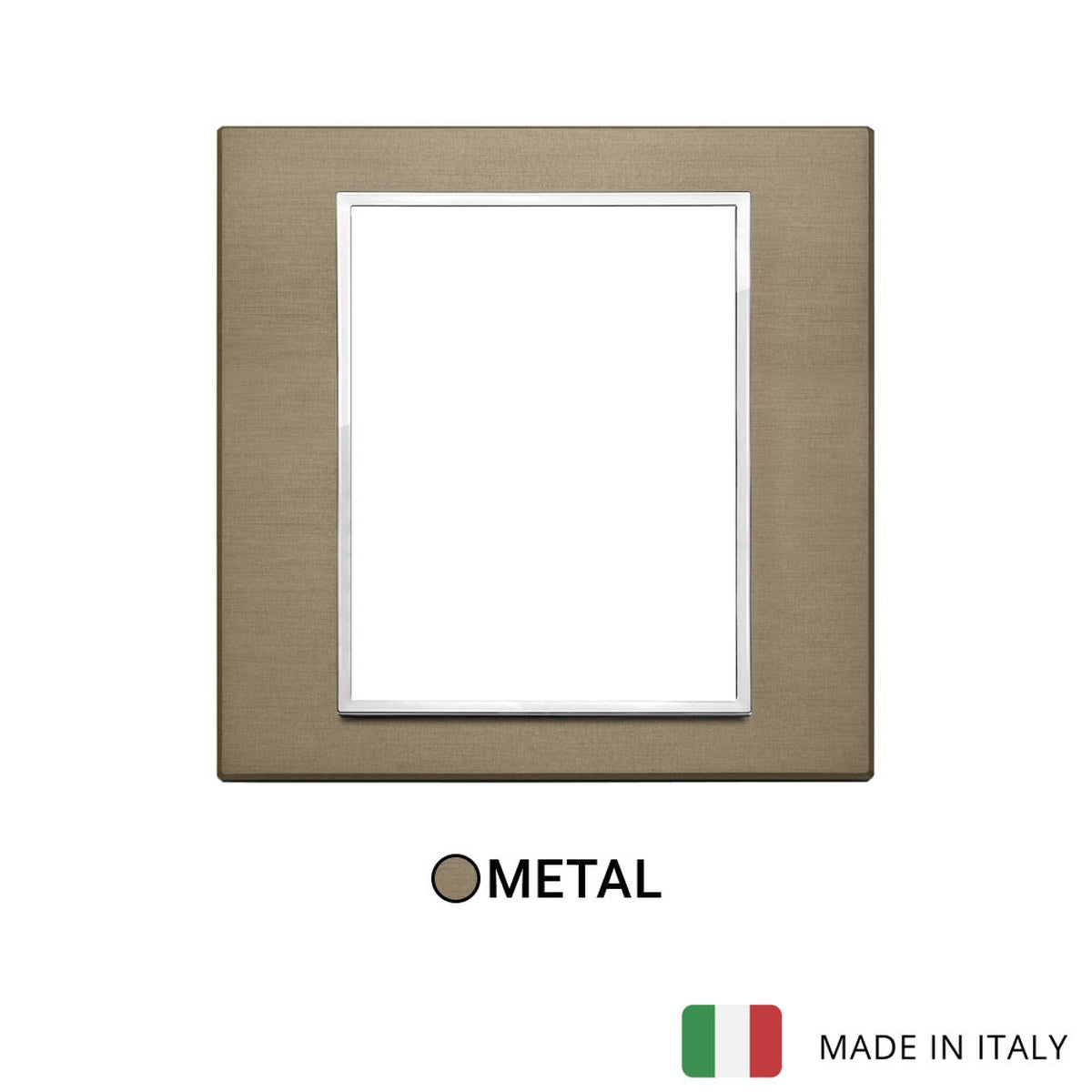 Vimar Eikon Evo Plate 8(4+4)M Aluminium Dark Bronze