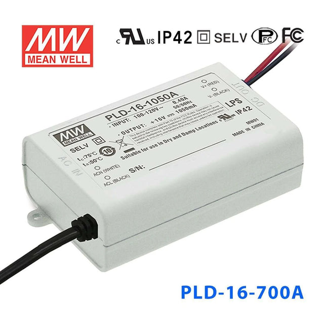 Mean Well PLD-16-700A Power Supply 16W 700mA