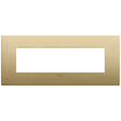 Vimar Arke Classic Plate 7M Metal Brushed Brass