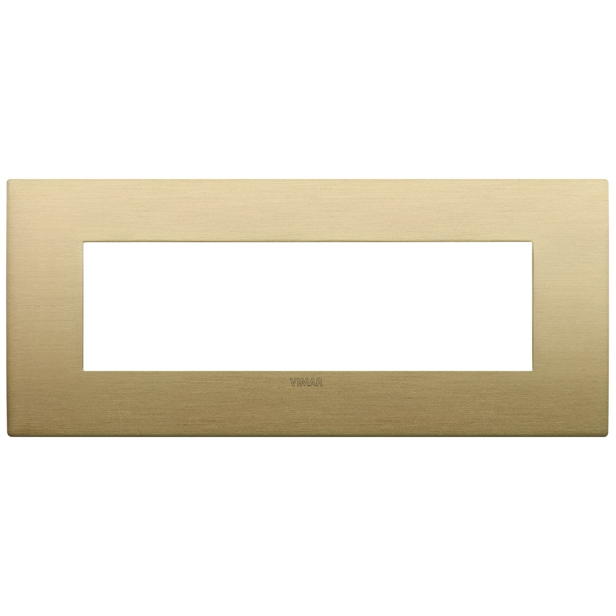 Vimar Arke Classic Plate 7M Metal Brushed Brass
